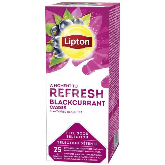 Hovedbilde Blackcurrant tea 40g 25pos Lipton