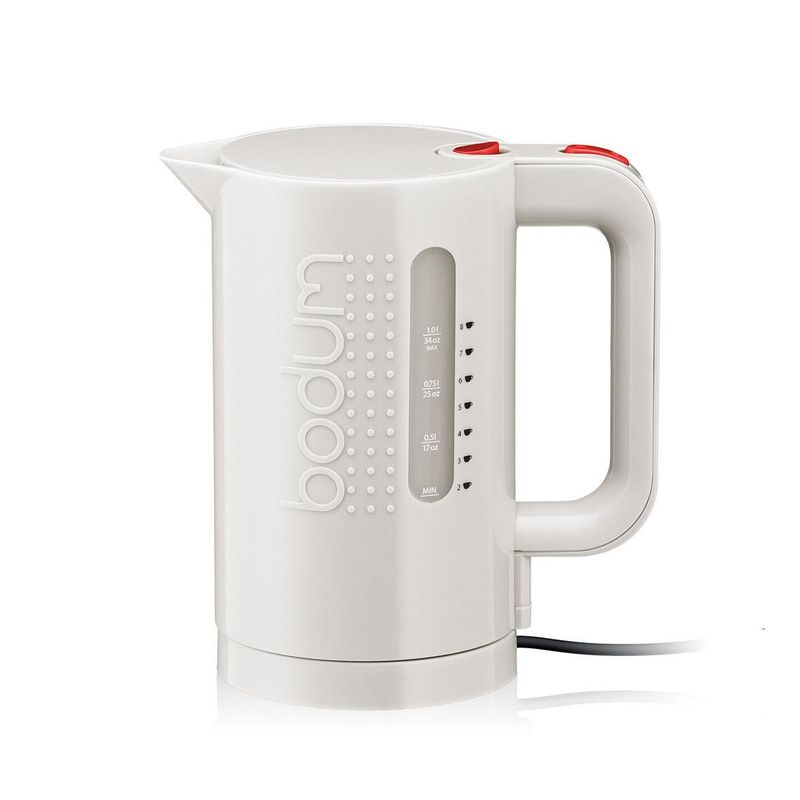 Bodum Elektrisk vannkoker, 1.0 l Hvit