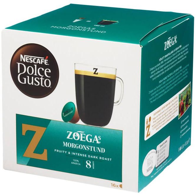 Hovedbilde Zoegas Bønner Morning Blend 16 Kapsler X 3 esker. 48 stk. 