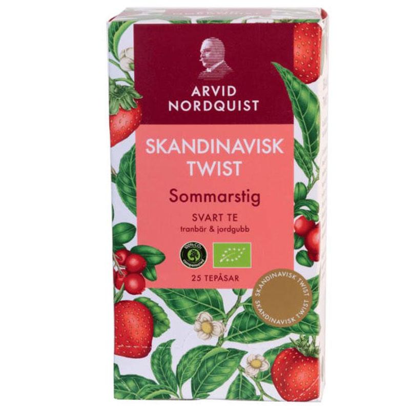 Sommarstig svart te 3 pk à 25stk arvid nordquis