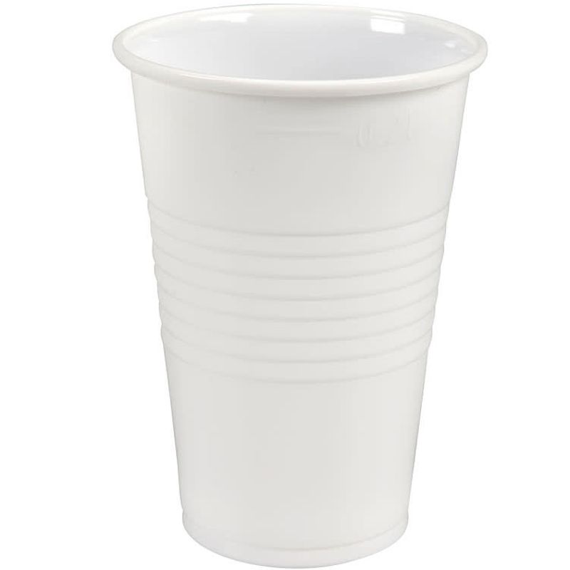 Plastbeger 21Cl Hvit 3000stk.