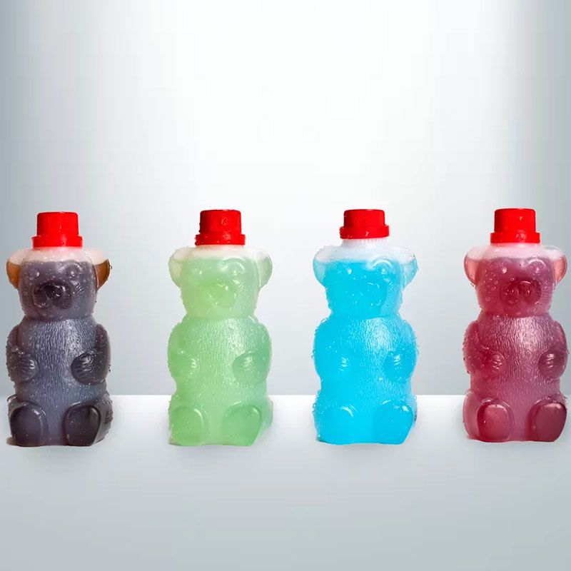 Saftsuse bamse vannis bringebærsmak 240ml