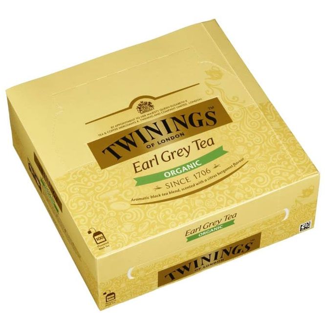 Hovedbilde Earl grey tea økologisk 100pos twinings
