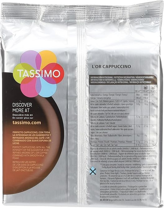 Hovedbilde TASSIMO L'OR CAPPUCCINO 5 pakker a' 8 stk.