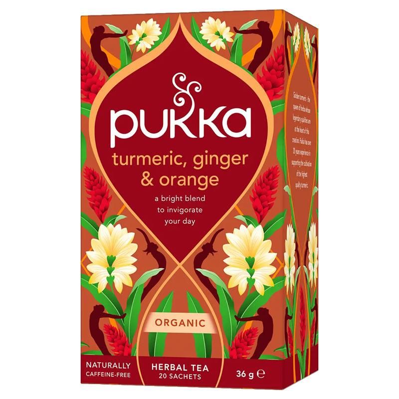 TURMERIC ACTIVE TE PUKKA 4 pakker a 20 poser