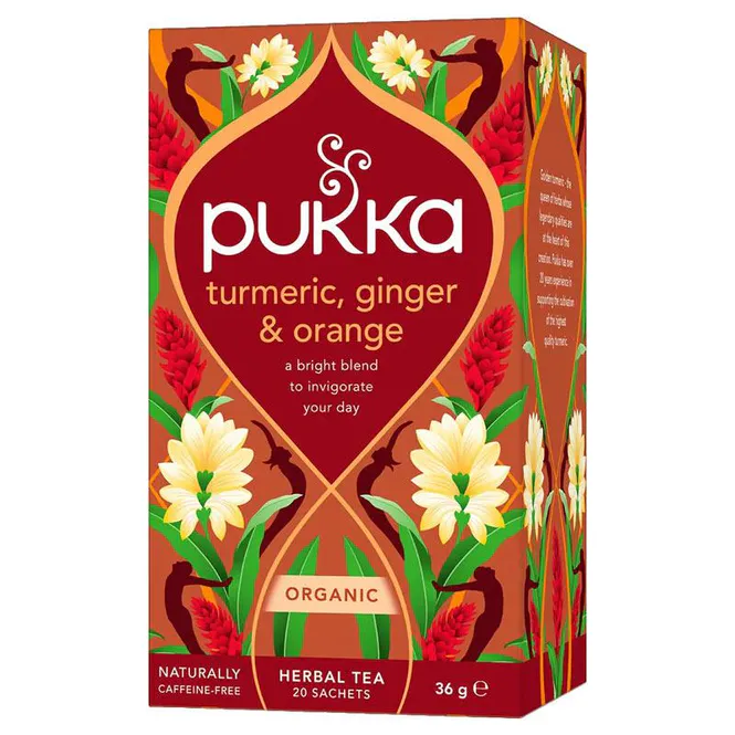 Hovedbilde TURMERIC ACTIVE TE PUKKA 4 pakker a 20 poser