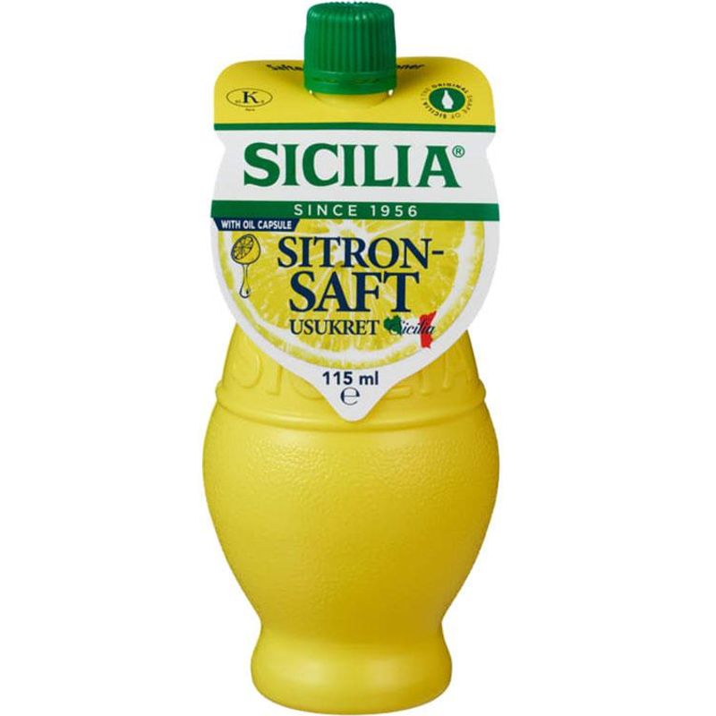 Sitronsaft 115ml sicilia 12 flasker