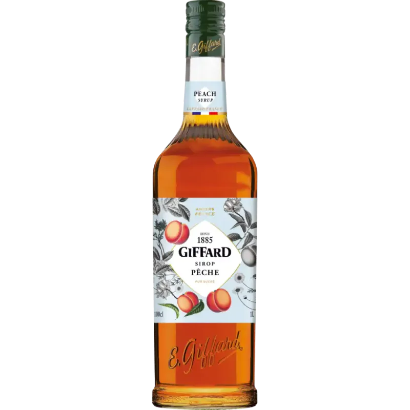 Giffard Peach sirup 1L