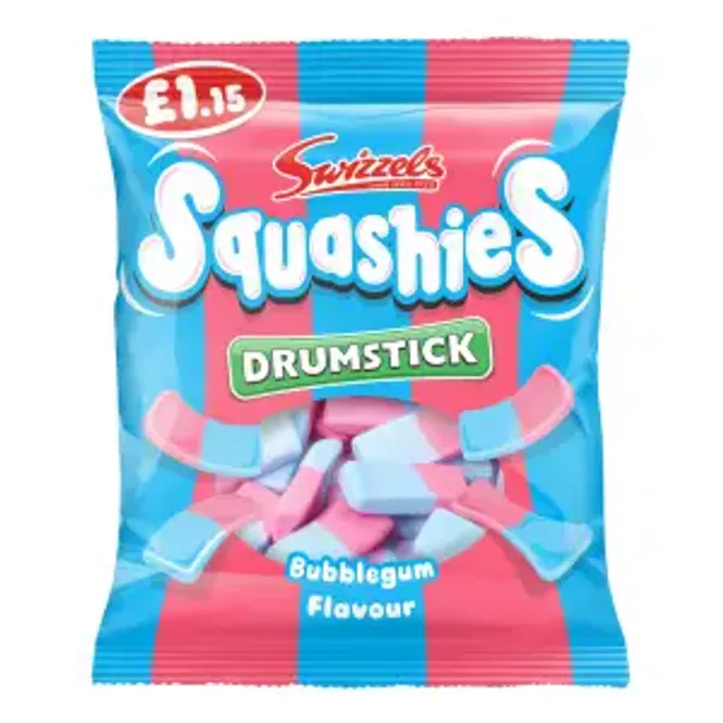 Hovedbilde Swizzels drumstick squashies bubblegum flavour bag 120g  (OUTLET) ...
