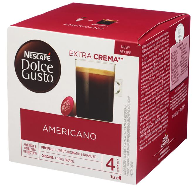 Hovedbilde Americano 16kapsler dolce gusto. 3 pk. 48 kapsler