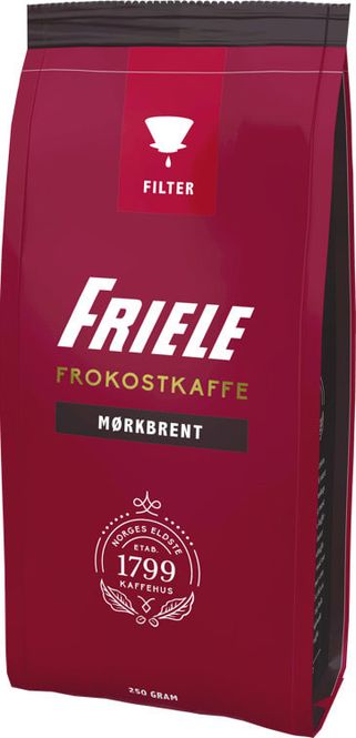 Hovedbilde FRIELE FROKOST MØRK FILTERMALT 250G 12 poser