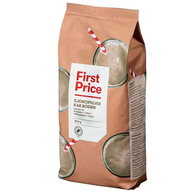 Hovedbilde Sjokoladepulver F.Price 800g