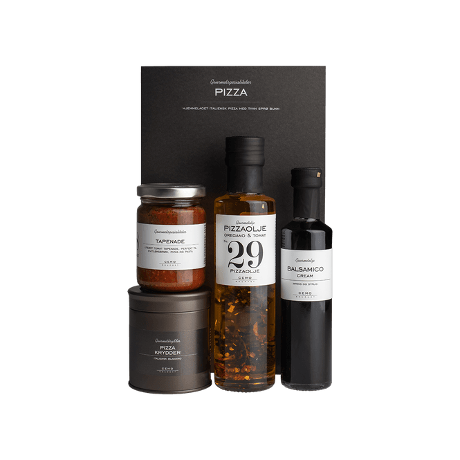 Hovedbilde Temapose pizza - Pizzakrydder, Tapenade, Balsamico cream, Pizzaolje ...