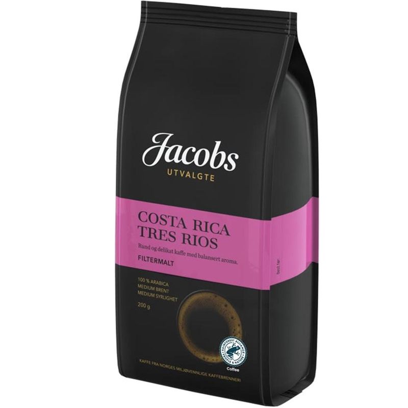 Costa rica tres rios filtermalt 200g jacobs