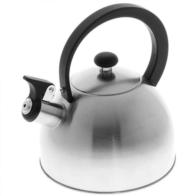 Hovedbilde Praktisk plystre kjele 2 liter i rustfritt stål  - Maku
