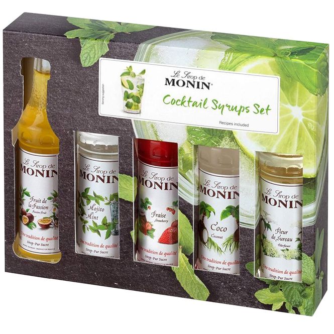 Hovedbilde Monin Gavesett Cocktail 5 flasker x 50ml. 