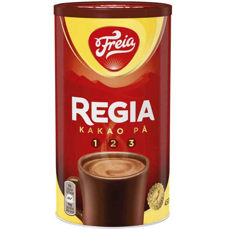 Sjokoladedrikk 450g boks regia
