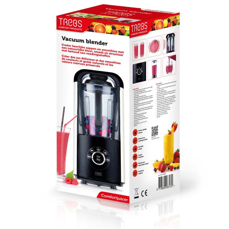 Vakuumblender / Comfortjuicer med 5 funksjoner og 1,5 l plastkanne