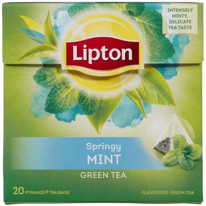 Hovedbilde Green tea mint pyramide 12 pk á 20poser Lipton