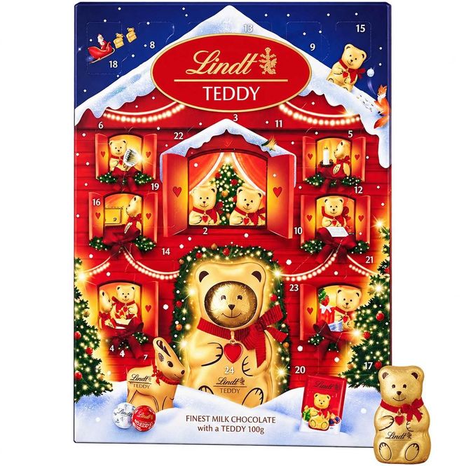Hovedbilde Lindt Teddy Julekalender 250 g